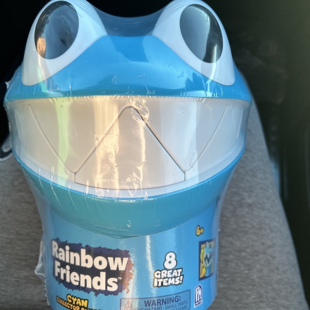 Rainbow Friends Cyan Collector Bundle 8 GREAT ITEMS Plush Figure NEW/ SEALED - Picture 1 of 7